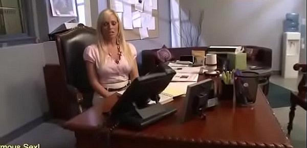  The Office MILF Angelina Ashe Gets A Hot Load Shot On Her Ass At Work